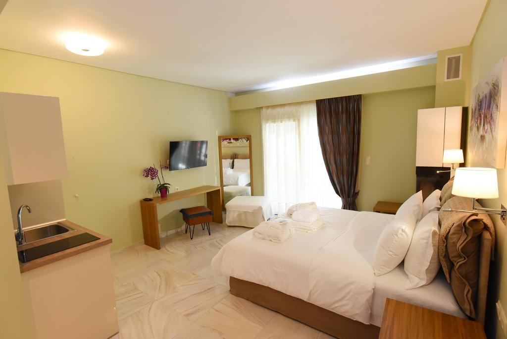 Edem Luxury Apartments Nea Peramos  Bilik gambar